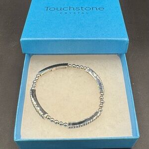 NIB Touchstone Crystal Montana Blue Final Stretch Bracelet